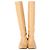Botas de Rodilla By Far Stevie en Cuero Beige - vista 2