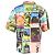Camicia a bottoni stampata Loewe x Paula's Ibiza in cotone multicolore - vista 3