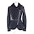 Hermès Lammfell-Schaffelljacke Schwarz Blau  - Ansicht 1