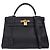 Hermès Hermes Kelly Blue Courchevel con Gold Hardware 32