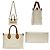 Borsa a mano 2 in 1 Gucci in tela e pelle beige e marrone Cammello - vista 3