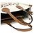 Borsa a mano 2 in 1 Gucci in tela e pelle beige e marrone Cammello - vista 8