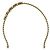 Fascia per Capelli Selete Louis Vuitton Rosso Beige D'oro - vista 6