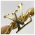 Fascia per Capelli Selete Louis Vuitton Rosso Beige D'oro - vista 9