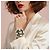 Timeless Seltene Chanel 12A Paris Bombay Runway Elfenbein Statement Armreif Silber Weiß Roh - Ansicht 5