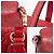 Gucci Guccissima rote Leder-Tote - Ansicht 17