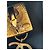 Orecchini pendenti con logo di leone CC Classico di Chanel D'oro - vista 6