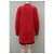 Abrigo de punto de lana Céline rojo y negro Roja Gold hardware - vista 9