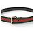 Cinturón de cuero reversible Gucci Roja Verde - vista 7