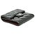 Cartera tri-fold matelassé Chanel Coco Mark Negro - vista 5