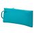 Borsa Clutch con Logo Loewe in Pelle Blu Teal Verde - vista 2
