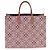 Louis Vuitton Bordeaux Jacquard Canvas Dal 1854 Onthego GM Rosso