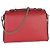 Bolsa de mão média em couro de bezerro vermelho Dollar com logo G entrelaçado da Gucci - vista 2