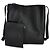Hobo audace in pelle nera Saint Laurent Nero