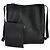 Hobo audace in pelle nera Saint Laurent Nero - vista 8