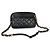 Schwarze gesteppte Lammleder-Gürteltasche mit Fronttasche von Chanel - vista 2