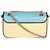 Borsa GG Marmont piccola in pelle di vitello matelassé blu e gialla con torchon diagonale di Gucci - vista 2
