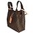 Borsa Atlantis MM in tela Monogram Louis Vuitton Marrone - vista 3