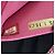 Wallet On Chain Cartera Chanel con cadena en piel de ternera acolchada Rosa - vista 7