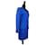 Yves Saint Laurent Jupe tailleur bleue YSL en coton piqué  - vue 1