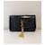 Yves Saint Laurent Kate Tassel Sac à main en cuir embossé crocodile noir  - vue 5