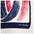 Pierre Cardin sciarpa in seta vintage 70s Rosso Blu - vista 5
