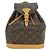 Louis Vuitton Monogram Mini Montsouris Rucksack Braun