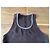 Autre Marque Top de seda marrón oscuro con detalles grises CFOC - Talla S - vista 5