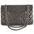 Chanel Borsa a Spalla 2.55 in Pelle Grigia Grigio - vista 4