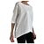 Autre Marque Top asimétrico blanco de algodón y lycra Etxart Panno talla 38