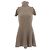 Magda Butrym Beige Kurzkleid aus Kaschmir mit Rollkragen