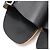 Mule in pelle e legno Hermès 37 Nero Grigio - vista 7