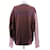 Autre Marque Brauner und blauer Pullover mit Logo  - Ansicht 2
