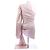 Autre Marque Asymmetrisches Kleid aus hellrosa Satin Pink - Ansicht 2