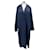Giacca lunga Sandro blu navy in cotone