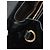 Saint Laurent Borsa a tracolla in velluto nero Loulou - vista 14