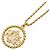 Collana con Logo Placcato Oro Christian Dior D'oro