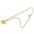 Collana con Logo Placcato Oro Christian Dior D'oro - vista 4