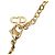 Collana con Logo Placcato Oro Christian Dior D'oro - vista 5