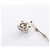 Bracelet Gancini Charm Salvatore Ferragamo Argenté - vue 7