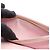 Billetera larga bifold de cuero Saffiano con logo triangular de Prada Rosa - vista 5