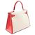 Borsa Hermès Kelly 28 Rosso Beige Crudo - vista 2