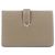 Hermès H Passant Compact Bi-Fold Wallet Taupe - view 2
