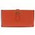 Cartera Soufflet Bearn en Epsom naranja de Hermès