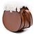 Mini borsa Marcie in shearling e pelle di vitello Chloé Brown - vista 2