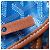 Goyard Blu Goyardine Reversibile Pertuis PM - vista 6
