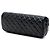Clutch Chanel in pelle di vitello lucida trapuntata nera Reissue 2.55 con catena Nero - vista 2
