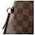 Louis Vuitton Borsa Neverfull MM Damier Ebene Marrone - vista 7