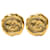 Orecchini Vintage Chanel Coco Mark D'oro  - vista 1