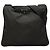Prada Borsa a Tracolla Nera in Tessuto con Zip Nero